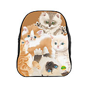 Get Beautiful Designer Cat Printed Backpack At Vibrand