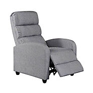 Regal 1 Seater Fabric Recliner Chair - Tender Sleep