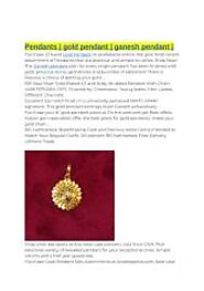 Pendants _ gold pendant _ ganesh pendant _ - Download - 4shared - sarafa bazar