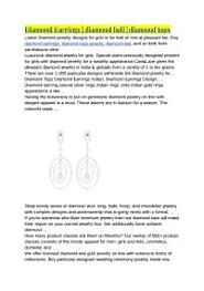 Diamond Earrings _ diamond bali _ diamond tops - Download - 4shared - sarafa bazar