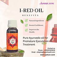 I Red Ayurvedic Oil for Premature Ejaculation for Men