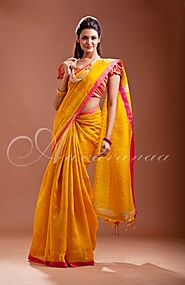 Buy Matka Silk Saree Online at Best Price - Aavaranaa