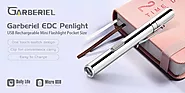 Top 4: Garberiel EDC USB Rechargeable Mini Flashlight Pocket Size