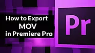 How to Export MOV in Premiere Pro on Windows?