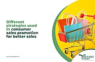 Different strategies used in consumer sales promotion for better sales