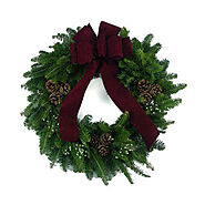Burgundy Flex Christmas Wreaths | Rockdale Wreaths