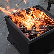 Blue Sky's Square Fire Pit: One-Of-A-Kind!