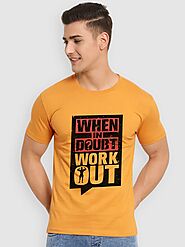 Buy Gym T Shirts Online with Unique Prints at Beyoung