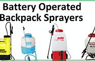 Affordable Battery Operated Backpack Sprayers