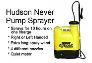 Hudson Never Pump Battery Operated Backpack Sprayer - Review