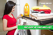 Tự vệ sinh máy giặt tại nhà không cần thợ