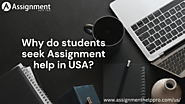 Why do students seek Assignment help in USA? by James Andersan