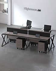 Wyke Quad Workstation | Customized and Modern Work Desk