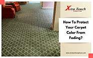 How To Protect Your Carpet Color From Fading.