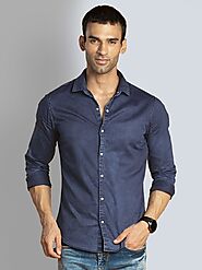 Shop Men Denim Shirts from Beyoung at Affordable Prices