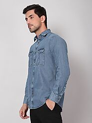 Try Stylish Denim Shirts Online at Beyoung | Upto 60% Off