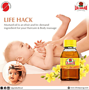 Lal Gulab Kachi Ghani Mustard Oil is a perfect choice for therapeutic sessions