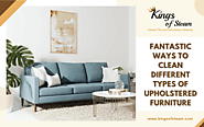 Ways To Clean Different Types Of Upholstered Furniture