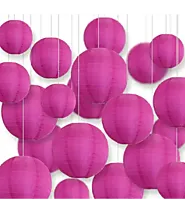 Roze Nylon Lampionnen & Lampion Sets voor Buiten! - Lampionbox.com®