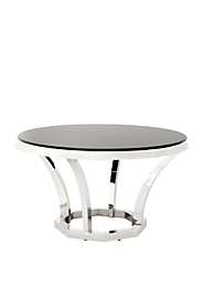 Metallic Base Round Dining Table | Eichholtz Valentino