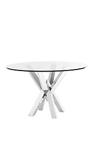 Silver Dining Table | Eichholtz Triumph