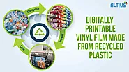 Digitally Printable Vinyl Film Made from Recycled Plastic