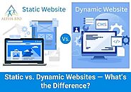 Static vs. Dynamic Websites — What’s the Difference? - TheOmniBuzz