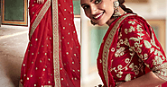 Colorful Designer Indian Sarees For Wedding 2022-2023
