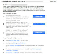 New Google Warning: GoogleBot Cannot Access CSS & JS