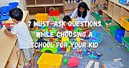 How to Choose the Right Day-care School for Your Child