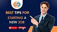Best Tips For Starting A New Job | Staff Connect