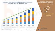 Solid Bleached Sulfate (SBS) Board Market Players, Size, Technology, Report, Demand, & Industry Trends