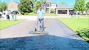 Insane Pressure Washing Speed Cleaning a 1500 Sq. Ft. Paver Driveway in 7 Minutes. For Sale at www.trashbincleanersdi...