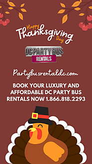 Party Bus Rental DC for Thanksgiving Day