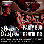 DC Party Bus Rentals for Christmas Tour