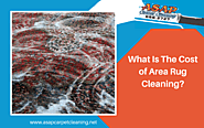 What Is The Cost Of Area Rug Cleaning | ASAP Carpet Cleaning Turlock
