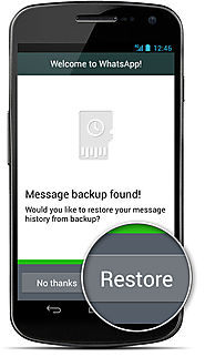 WhatsApp FAQ - How do I recover deleted messages?