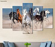 Racing Hearts: Dynamic Horse Paintings Depicting the Thrill of Speed