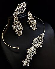 Oxidised Premium Quality Hasli Necklace Earring And Ring Combo - Glamaya