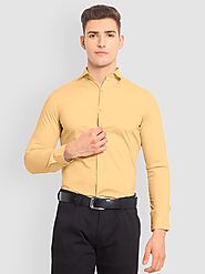 Flat 40% Off on Men's Plain Shirts at Beyoung | Shop Now
