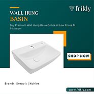 Upgrade Your Bathroom with a Trendy Wall Hung Basin in india | Frikly