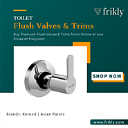 Upgrade Your Bathroom with a Trendy Flush Valves & Trims in india | Frikly