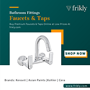 Upgrade Your Bathroom with a Trendy Faucets & Taps in india | Frikly