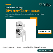 Upgrade Your Bathroom with a Trendy Diverter or Thermostats in india | Frikly