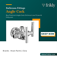 Upgrade Your Bathroom with a Trendy Angle Cock in india | Frikly