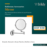 Upgrade Your Bathroom with a Trendy Mirror in india | Frikly