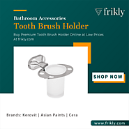 Upgrade Your Bathroom with a Trendy Toothbrush Holder in india | Frikly