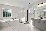 Quartz Panel for Shower Walls | Quartz Soapstone Bathroom Vanity