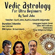 Vedic Astrology For Ultra Beginners Teaching By Sunil John Sir