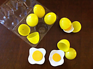 Fake Eggs for a Child's Play Kitchen